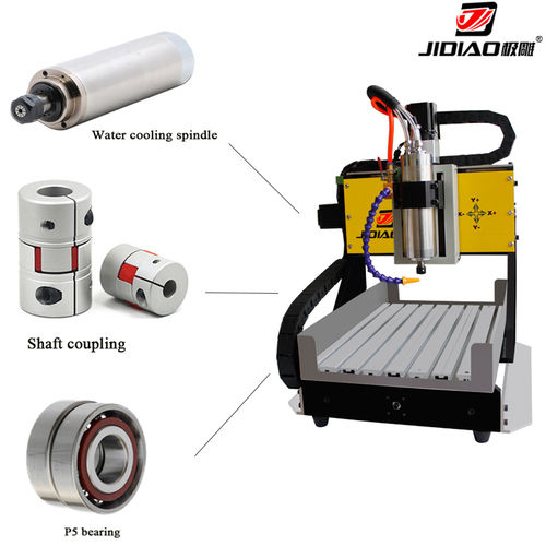 Yellow Steel Plate Wood Carving Mini Cnc Router