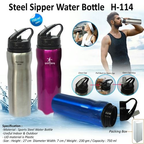 Stainless Steel Sipper Water Bottle