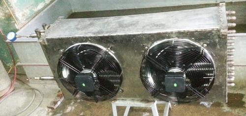 Ammonia DX Cooling Coil - Stainless Steel, Axial Fan Type with 2 Fans | Low Maintenance, Efficient Functioning, Long Functional Life