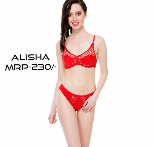 Pink Box Maroon Graceful Lingerie Set at Rs 210/piece in New Delhi
