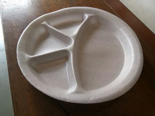 Multi Box Round Disposable Plate