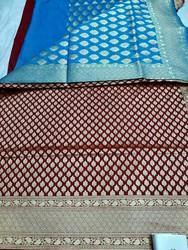 Half And Half Banarasi Saree