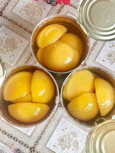 Canned Yellow Peach Halves With Best Quality