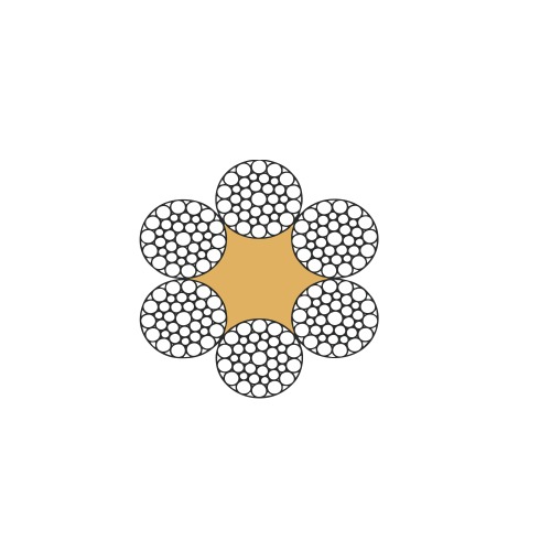 Cranes Wire Ropes (INDIROPE -STD-636(SW))