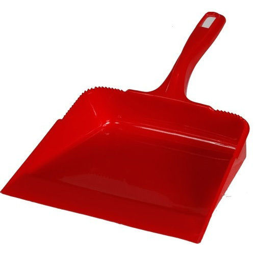 Plastic Red Dust Pan