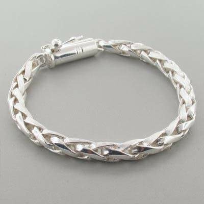 Buy Silver Bracelet for Men Online Pure Silver Handcrafted Silver Kada  Designs Price  FOURSEVEN