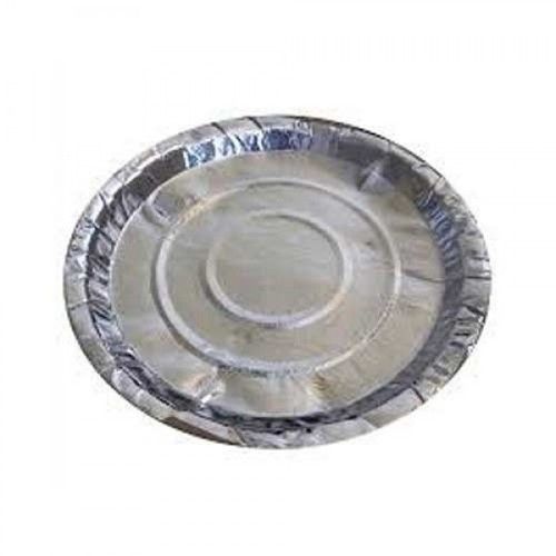 Eco Friendly Silver Paper Plate