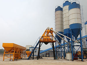 Industrial Concrete Mixing Plant