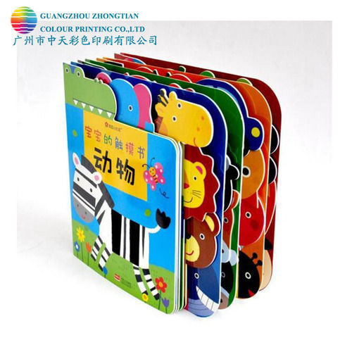 Board Book Die Cut Children Learning Book