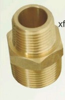Brass Pipe Hex Nipple Fitting (3/4*3/4)