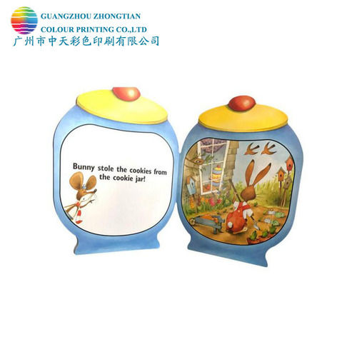 Zhongtian Colouring Printing Specail Shape Kids Story Book