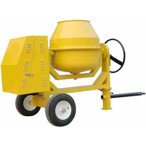 Yellow Concrete Mixer Machine - Durable Construction | Compact Size, High Quality Performance, Vibrant Yellow Finish 