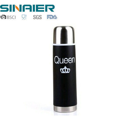 Printed Stainless Steel Thermos Coffee Tea Vacuum Flask