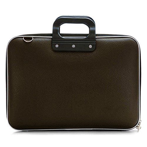 Synthetic Sleek Faux Leather 15.6-Inch Briefcase (Exit9)