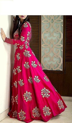 Bollywood Pink Colored Designer Gown, Anarkali salwar kameez | online  shopping | Anarkali dresses online