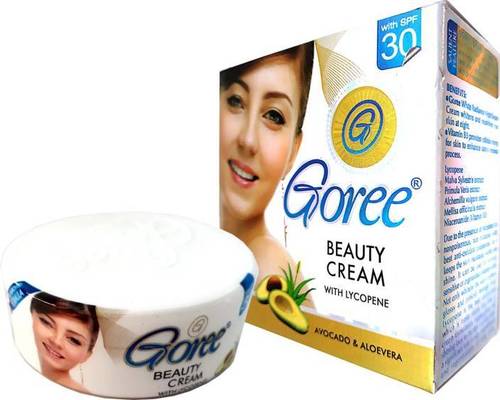 Skin Whitening Beauty Cream With Avocado & Aloevera Extract (Goree) Age Group: 18-60