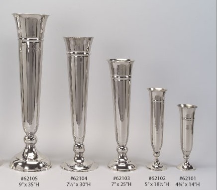 Stylish Nickel Flower Vase