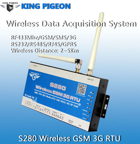 433mhz Wireless Gsm 3g 4g Rtu Data Acquisition System