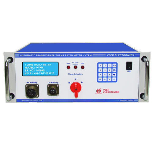 Blue And Simens Grey Automatic Transformer Turn Ration Meter - Vtrm