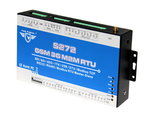 GSM 3G M2M Remote Terminal Unit (8DI+6AI+4DO+1TH+1USB+1RS232/485)