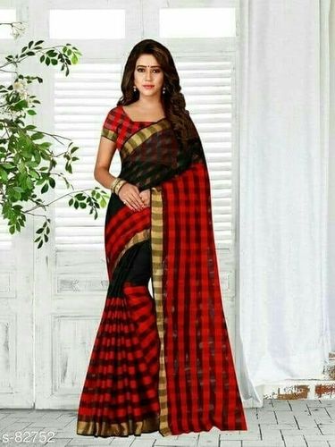 Indian Traditional Linen Saree