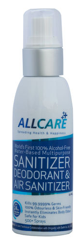 100% Alcohol-Free Sanitizer, Deodorant And Air Sanitizer Age Group: Men