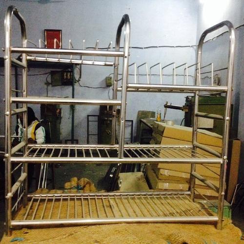 Golden Stainless Steel Kitchen Rack