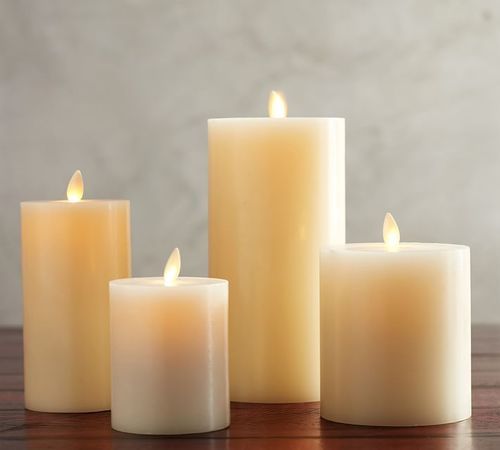 Attractive Plain Pillar Candle