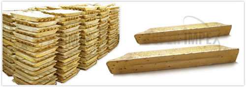 Brass Ingots In Brick Form With Copper Based Alloys Application: Steel Industry