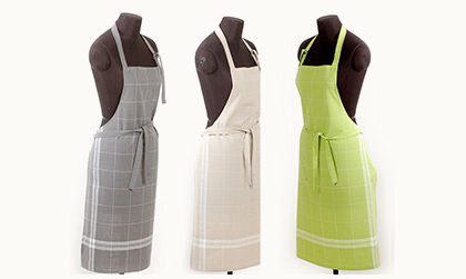 Many Colored Full And Long Aprons Tablets