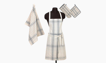 White Long Kitchen Aprons