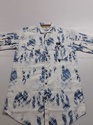 Mens Full Sleeves Printed Shirt