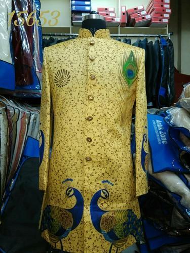 Elite Pattern Mens Indo Western Suit