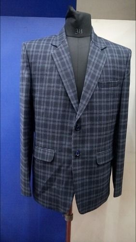 Mens Casual Blazer with Seamless Stitching