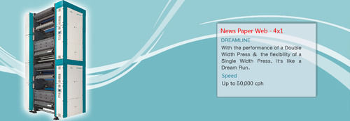 Newspaper Web - 4x1 Dreamline Printing Machine