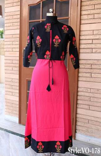 Coat hot sale wala kurti