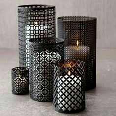 Decorative Metal Candle Holders