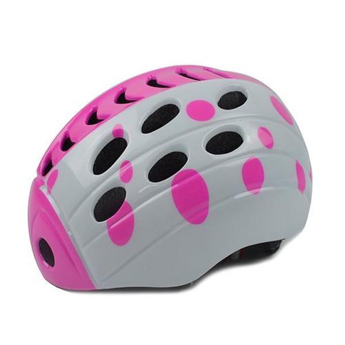 Pink Rugged Design Bike Helmet