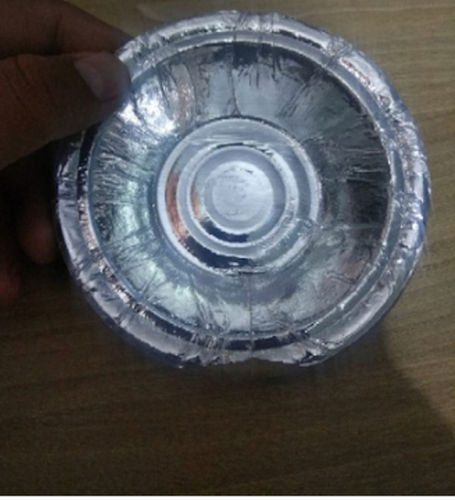 Silver Foil Disposable Bowl