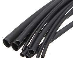 Black Heat Shrink Tubes - Polyolefin, Variable Length, Black, 125°C, 2:1 Shrink Ratio | Durable, Strong, Compact, Insulation Protection