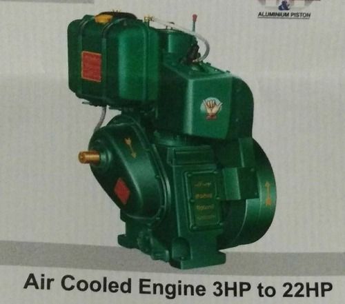 Green Color Air Cooled Engine Size: Custom