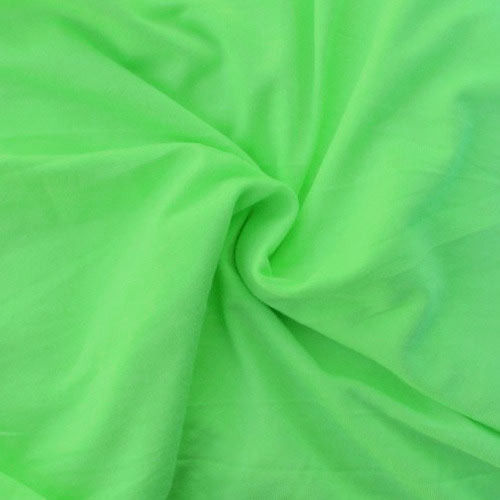 Green Color Breathable And Comfortable To Wear Cotton Fabric