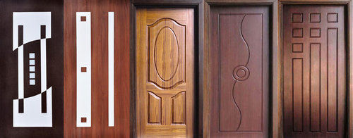 Solid Wood Wooden Membrane Main Doors