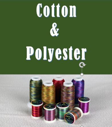 Cotton And Polyester Thread