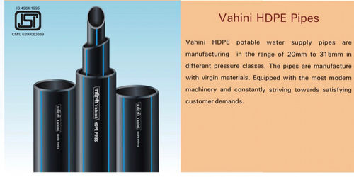 Durable Vahini HDPE Pipes