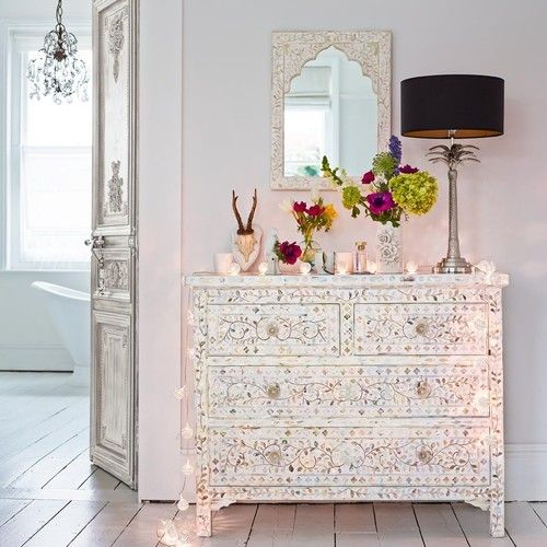 Mother Of Pearl Dressing Table