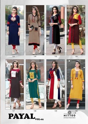 Cool Dry Casual Ladies Kurtis With Custom Styles And Sizes