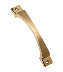 Brass Solid Door Handles - Solid Brass 150mm Gold, Polished Finish, Durable Easy Installation