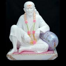 Durable Lord Sai Baba Marble Murti