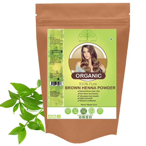 100% Pure Organic Brown Henna Powder (100 Gms)